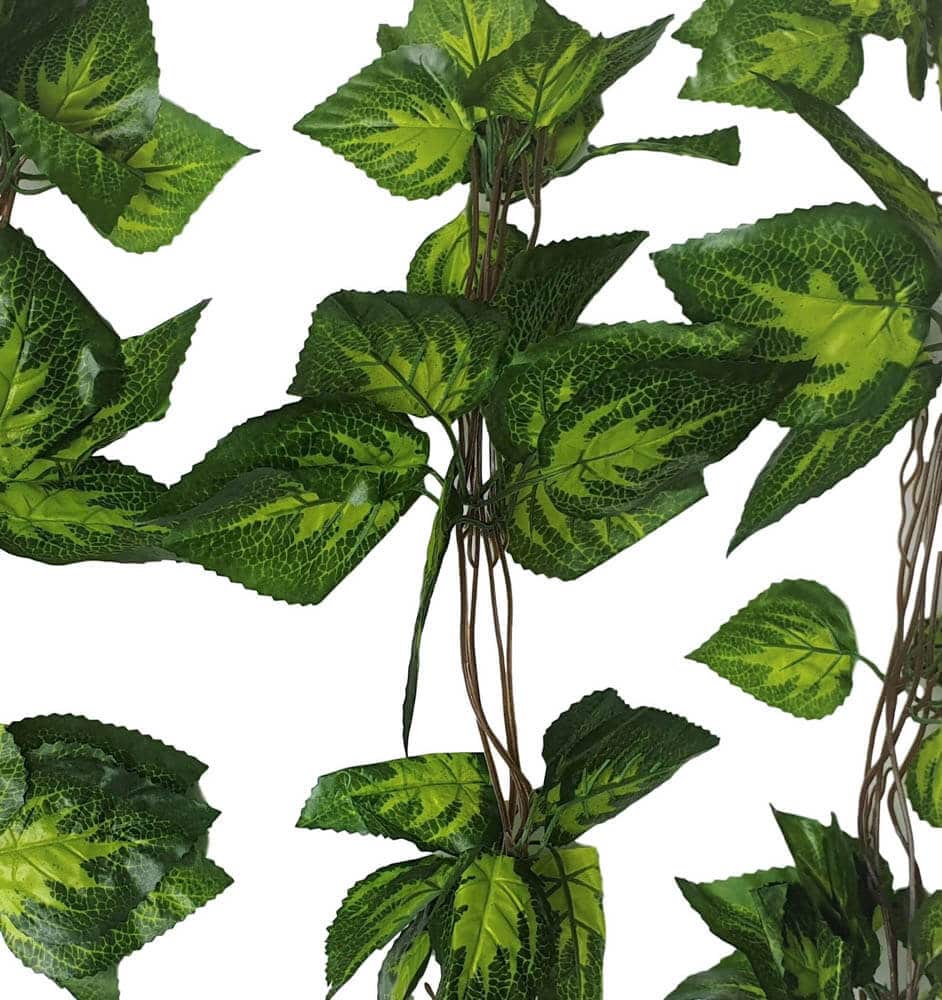 Artificial Hanging Plants: Artificial Pothos / Ivy Hanging Vines 260cm Each (5 pack)