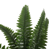 Artificial Potted Plants: Artificial Potted Natural Green Boston Fern (50cm high 70cm wide)