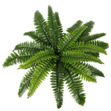 Artificial Potted Plants: Artificial Potted Natural Green Boston Fern (50cm high 70cm wide)