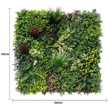 Outdoor Benches: Luxury Evergreen Rainforest Recycled Vertical Garden / Green Wall UV Resistant Sample