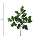 Blankets & Throws: Artificial Oak Leaves (Faux Plant Leaves) 63cm