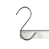 Kitchen & Bathroom DIY: Stainless Steel Hanging S Hooks 12cm X 6cm 25 Pieces