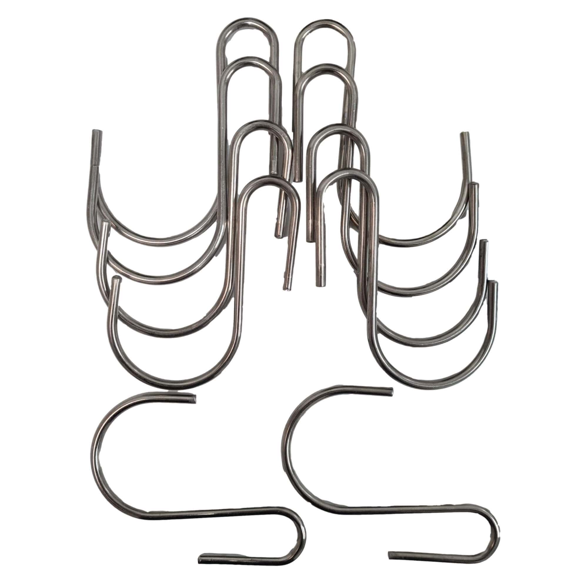 Kitchen & Bathroom DIY: Stainless Steel Hanging Hooks 9cm x 7cm 10 Pieces