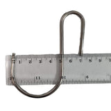 Kitchen & Bathroom DIY: Stainless Steel Hanging Hooks 9cm x 7cm 10 Pieces