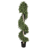 Artificial Trees: Artificial Topiary Spiral Tree 150cm UV Resistant