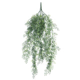 Artificial Hanging Plants: Artificial Hanging Jade Leaf Vine UV Resistant 90cm