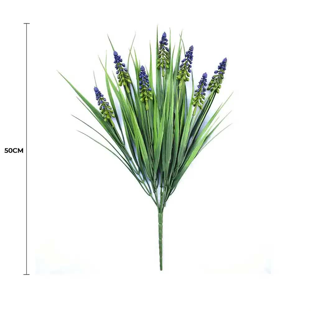 Massage Oils: Artificial Dense English Lavender Stem UV Resistant 50cm