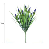Massage Oils: Artificial Dense English Lavender Stem UV Resistant 50cm