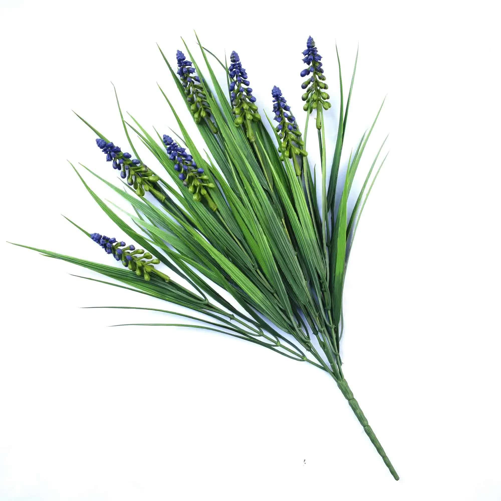 Massage Oils: Artificial Dense English Lavender Stem UV Resistant 50cm