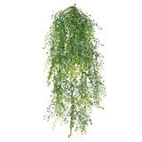 Artificial Hanging Plants: Artificial Hanging Plant (Mixed Green String of Pearls) UV Resistant 90cm