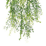 Artificial Hanging Plants: Artificial Hanging Plant (Mixed Green String of Pearls) UV Resistant 90cm