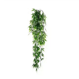 Artificial Hanging Plants: Vivid Green Hanging Artificial Ruscas Plant UV Resistant 120cm