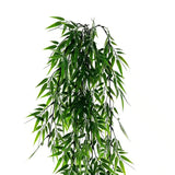 Artificial Hanging Plants: Vivid Green Hanging Artificial Ruscas Plant UV Resistant 120cm