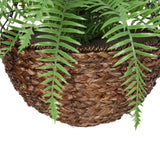 Artificial Hanging Plants: Large Artificial Hanging Basket (Fern Hanging Basket) UV Resistant