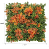 Caravan Accessories: Mixed Orange and Green Moss Panel UV Resistant 100cm x 100cm (Back Order Only)