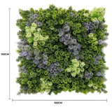 Caravan Accessories: Vivid Purple and Green Moss Panel UV Resistant 100cm x 100cm (Back Order Only)