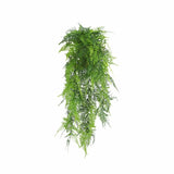 Artificial Hanging Lace Fern Vivid Green Garland Bush UV Resistant and Fire Rated 15cm x 76cm