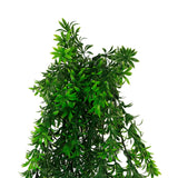 Artificial Hanging Willow Leaf Garland Bush UV Resistant and Fire Rated 18cm x 76cm