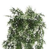 Artificial Hanging Plants: Artificial Hanging Star Jasmine Vine UV Resistant and Fire Rated 20cm x 76cm