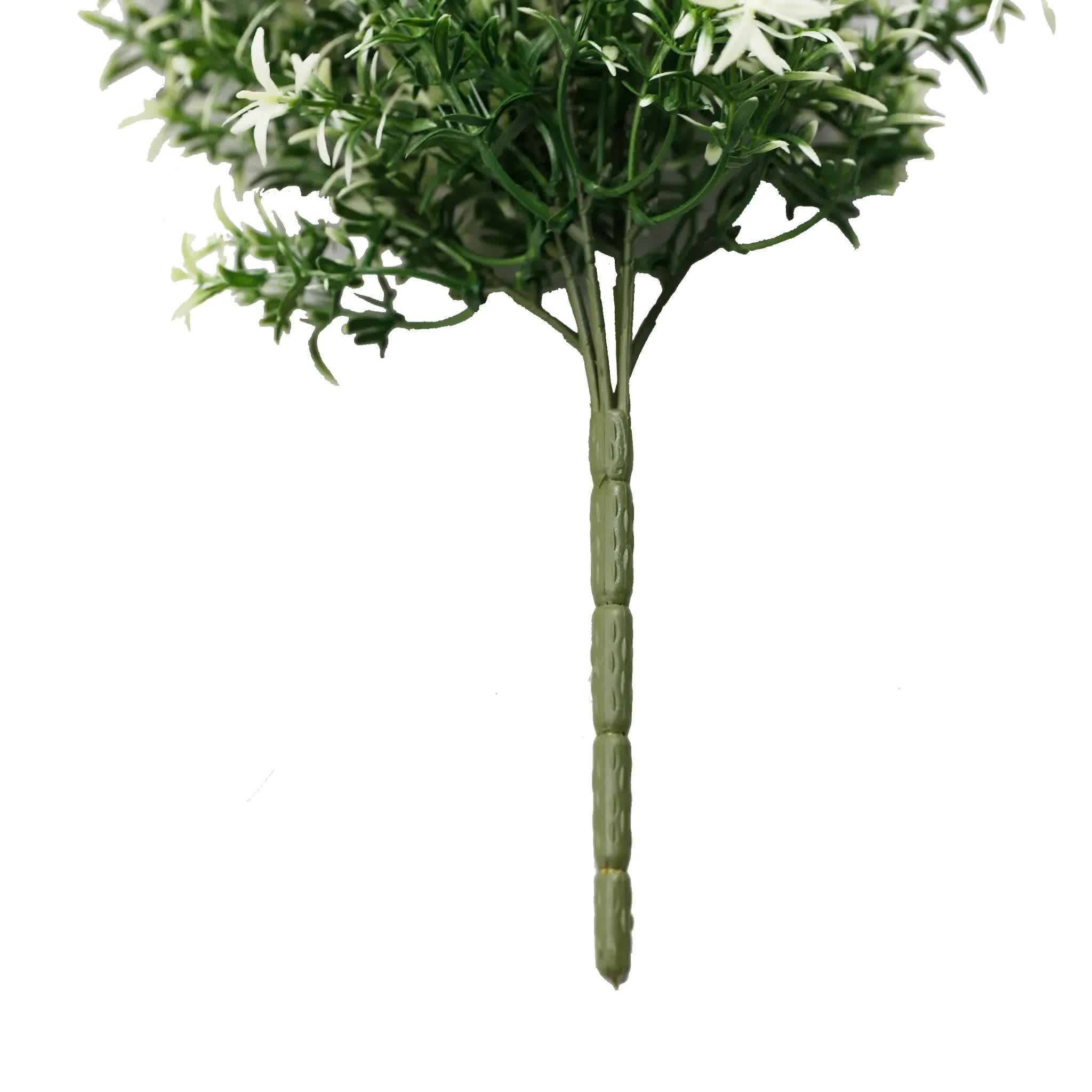 Artificial Hanging Plants: Artificial Hanging Star Jasmine Vine UV Resistant and Fire Rated 20cm x 76cm