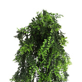 Artificial Hanging Plants: Artificial Hanging Mediterranean Fern Vine UV Resistant and Fire Rated 22cm x 76cm