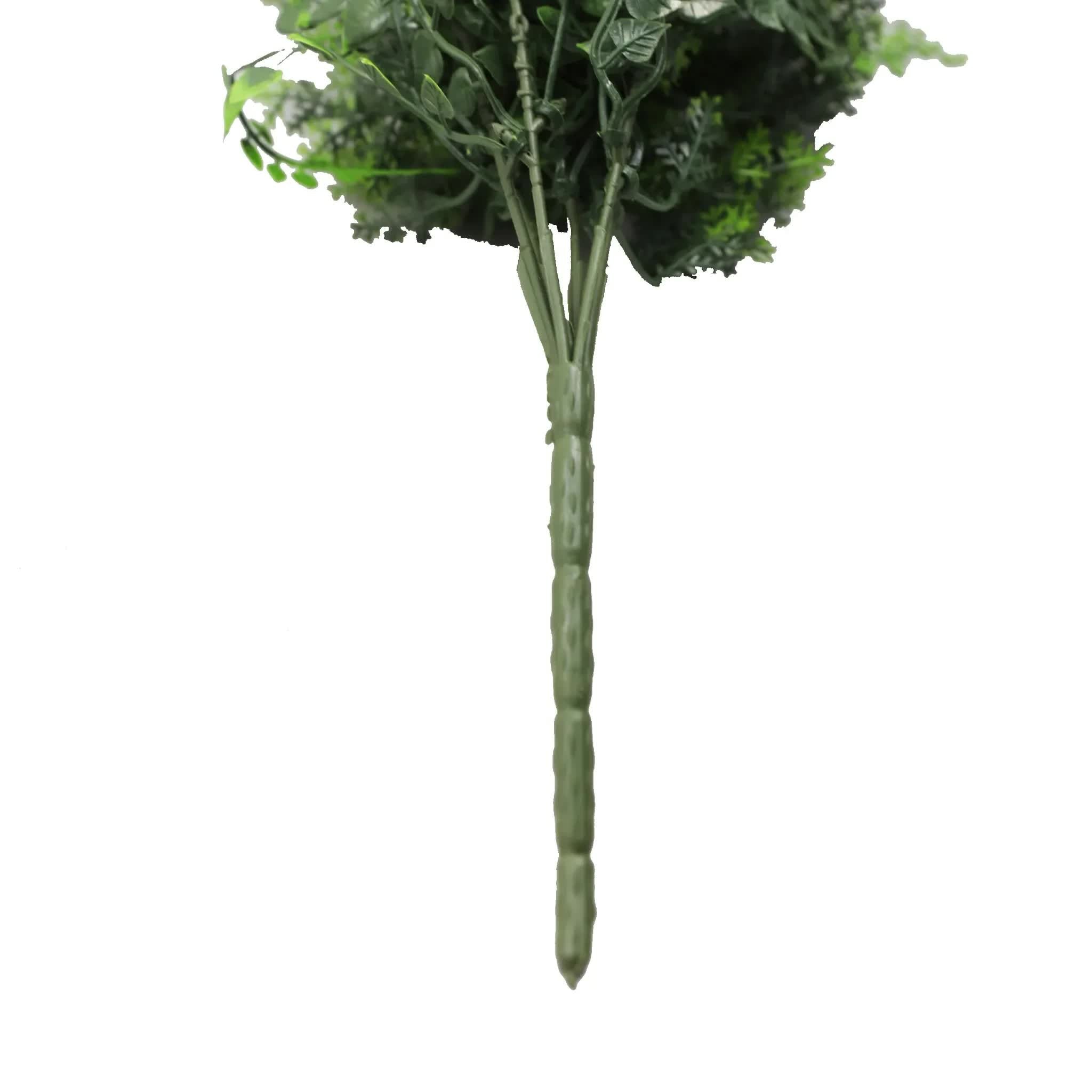 Artificial Hanging Plants: Artificial Hanging Mediterranean Fern Vine UV Resistant and Fire Rated 22cm x 76cm