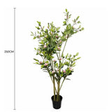 Coffee Tables: Faux Flowering Pink Magnolia Tree with Pot 250cm