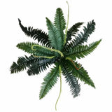 Artificial Trees: Artificial Dark Green Boston Fern 60cm