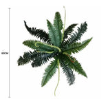 Artificial Trees: Artificial Dark Green Boston Fern 60cm