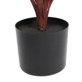 Artificial Trees: Burgundy Potted Artificial Long Grass (Yucca Grass) 115cm UV Resistant