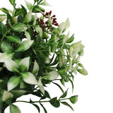 Artificial Hanging Plants: Artificial Flowering Holly Plant Stem UV Resistant 26cm