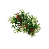 Artificial Hanging Plants: Artificial Flowering Holly Plant Stem UV Resistant 26cm