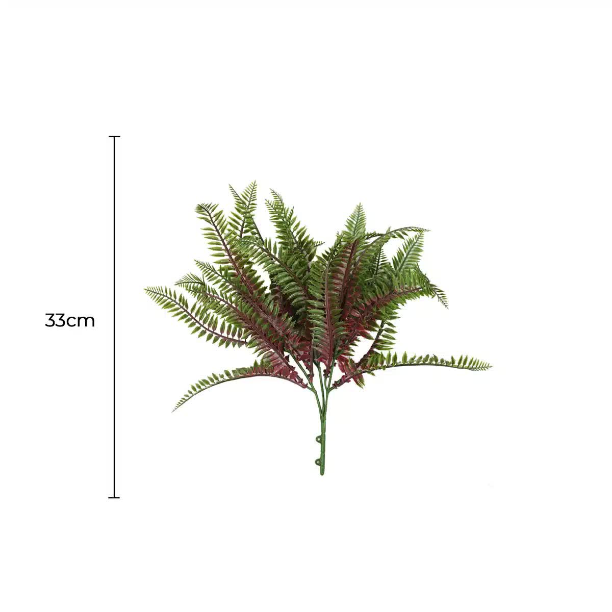 Artificial Trees: Artificial Royal Purple Fern Stem UV Resistant 33cm
