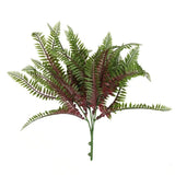 Artificial Trees: Artificial Royal Purple Fern Stem UV Resistant 33cm