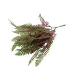 Artificial Trees: Artificial Royal Purple Fern Stem UV Resistant 33cm