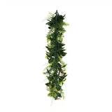 Artificial Hanging Plants: Artificial Extendable Hanging Flowering Cedar Vine UV Resistant 55cm