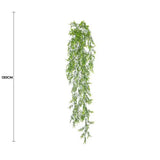 Artificial Hanging Plants: Artificial Dense Hanging Evergreen Plant (two-tone) UV Resistant 130cm