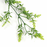 Artificial Hanging Plants: Artificial Dense Hanging Evergreen Plant (two-tone) UV Resistant 130cm