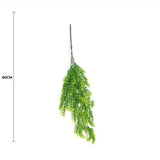 Artificial Hanging Plants: Artificial Hanging Bell Leaf Plant 80cm Long UV Resistant
