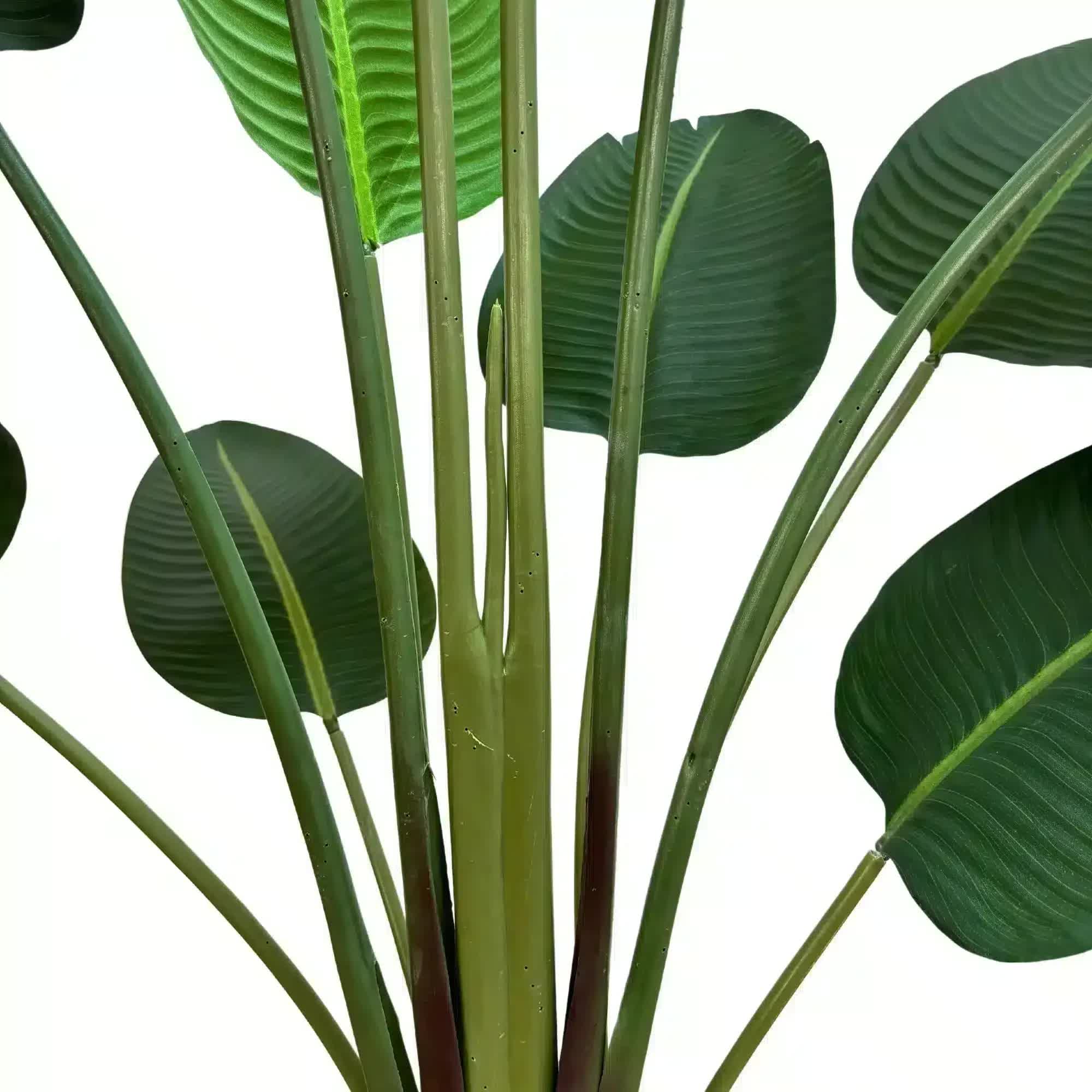 Artificial Trees: Grand Artificial Potted Travellers Palm (Banana Palm Tree) 180cm