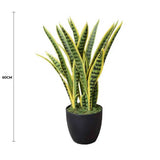 Wellness Accessories: Artificial Mother in Law Tongue / Yellow Tongue Sansevieria UV Resistant 60cm