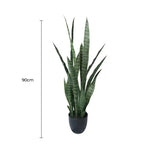 Artificial Trees: Artificial Snake Plant Sansevieria UV Resistant 90cm
