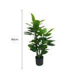 Artificial Wall Plants: Premium Artificial Cordyline Fructicosa Green / Ti Plant 90cm