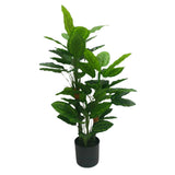 Artificial Wall Plants: Premium Artificial Cordyline Fructicosa Green / Ti Plant 90cm