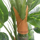 Artificial Wall Plants: Premium Artificial Cordyline Fructicosa Green / Ti Plant 90cm