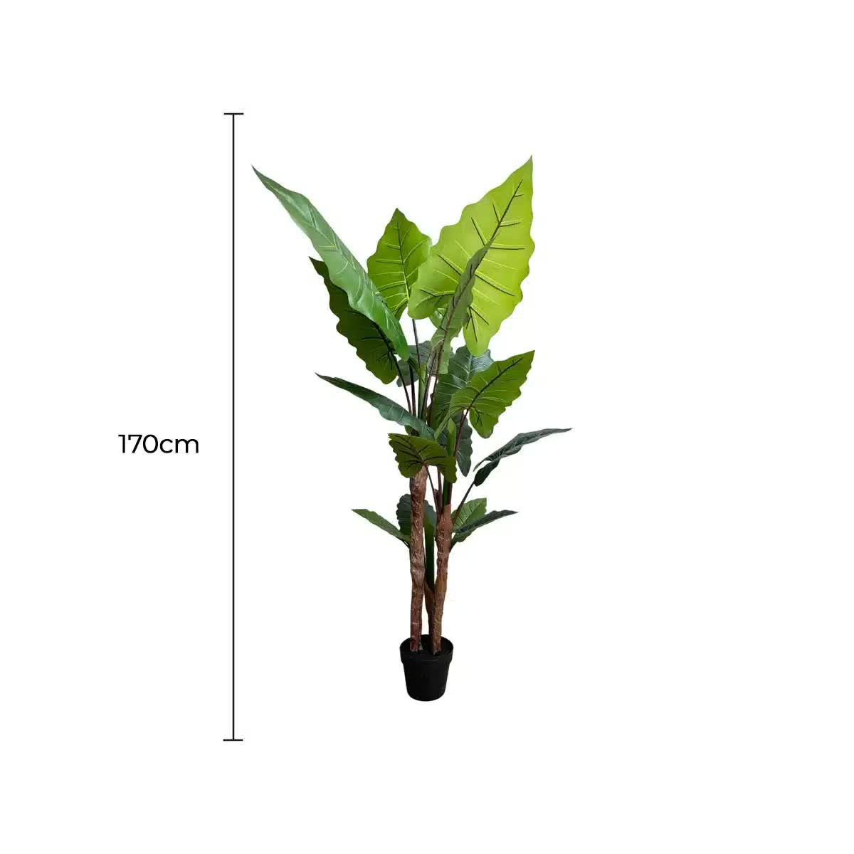 Artificial Trees: Nearly Natural Artificial Taro Elephant Ear Palm 170cm