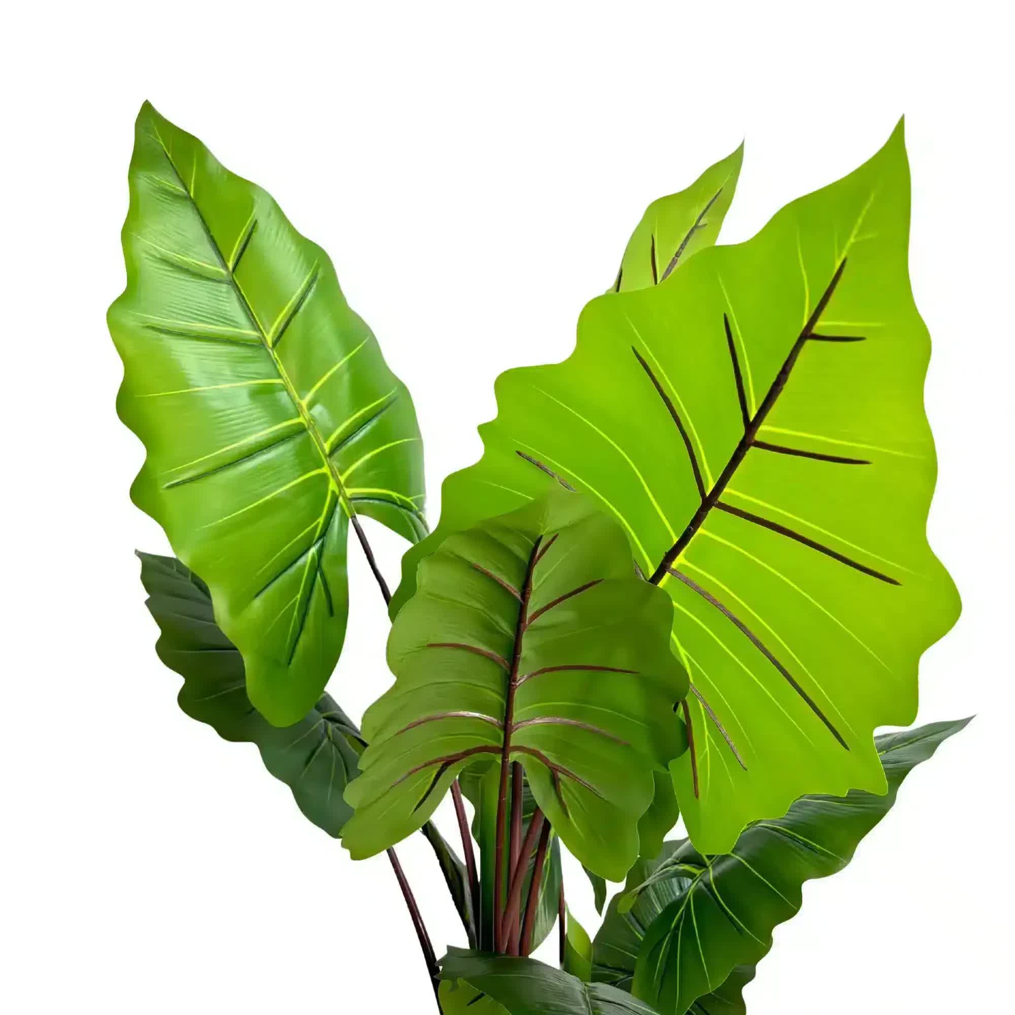 Artificial Trees: Nearly Natural Artificial Taro Elephant Ear Palm 170cm