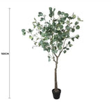 Artificial Trees: Artificial Eucalyptus Tree (Red Box Eucalyptus Polyanthemos) 150cm