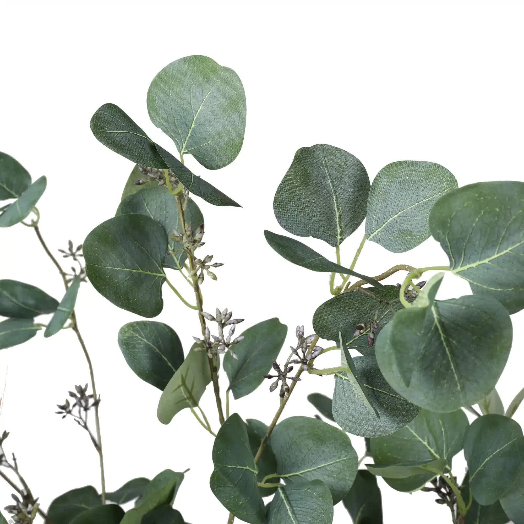 Artificial Trees: Artificial Eucalyptus Tree (Red Box Eucalyptus Polyanthemos) 150cm