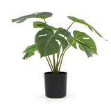 Gardening Tools: Potted Artificial Monstera Split Philodendron Plant with Real Touch Leaves 35cm
